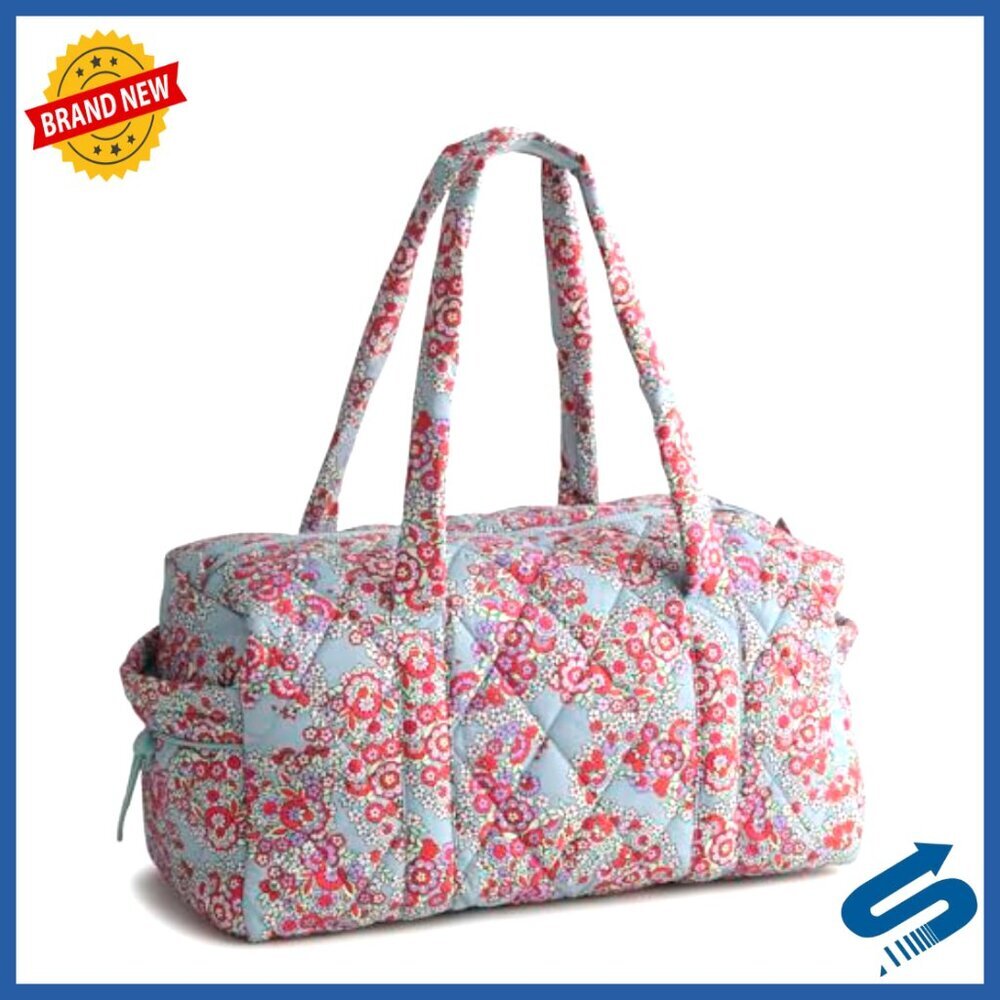 Featherweight Duffel Bag, 10x10x2, Recycled Polyester, Travel Tote - Picture 2 of 7